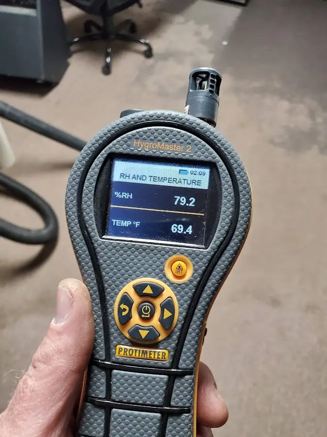 Moisture meter humidity assessment for Mold Remediation & Removal in West Goshen